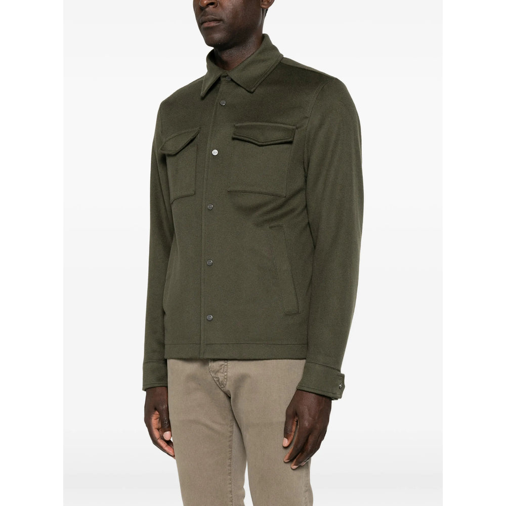 Herno Green Jackets - Shirt Jackets Men HERNO