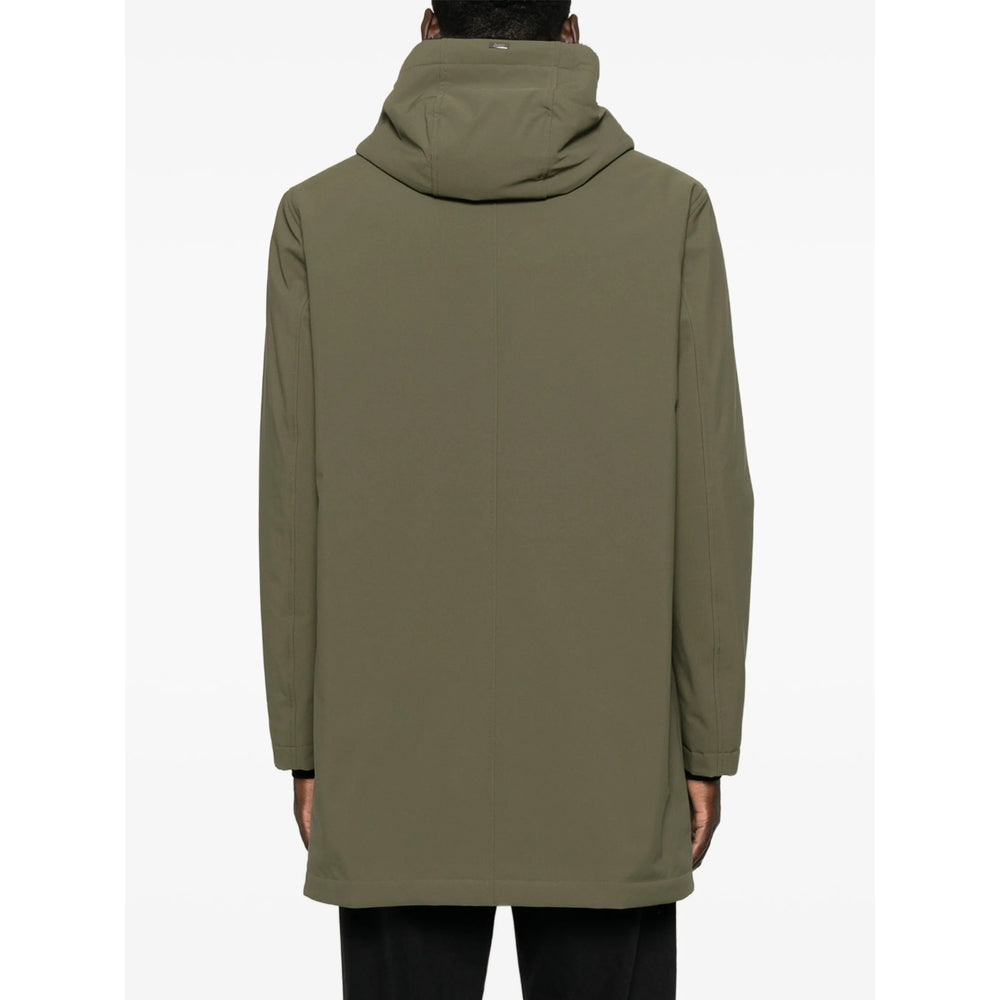 Herno Green Coats - Parkas Men HERNO