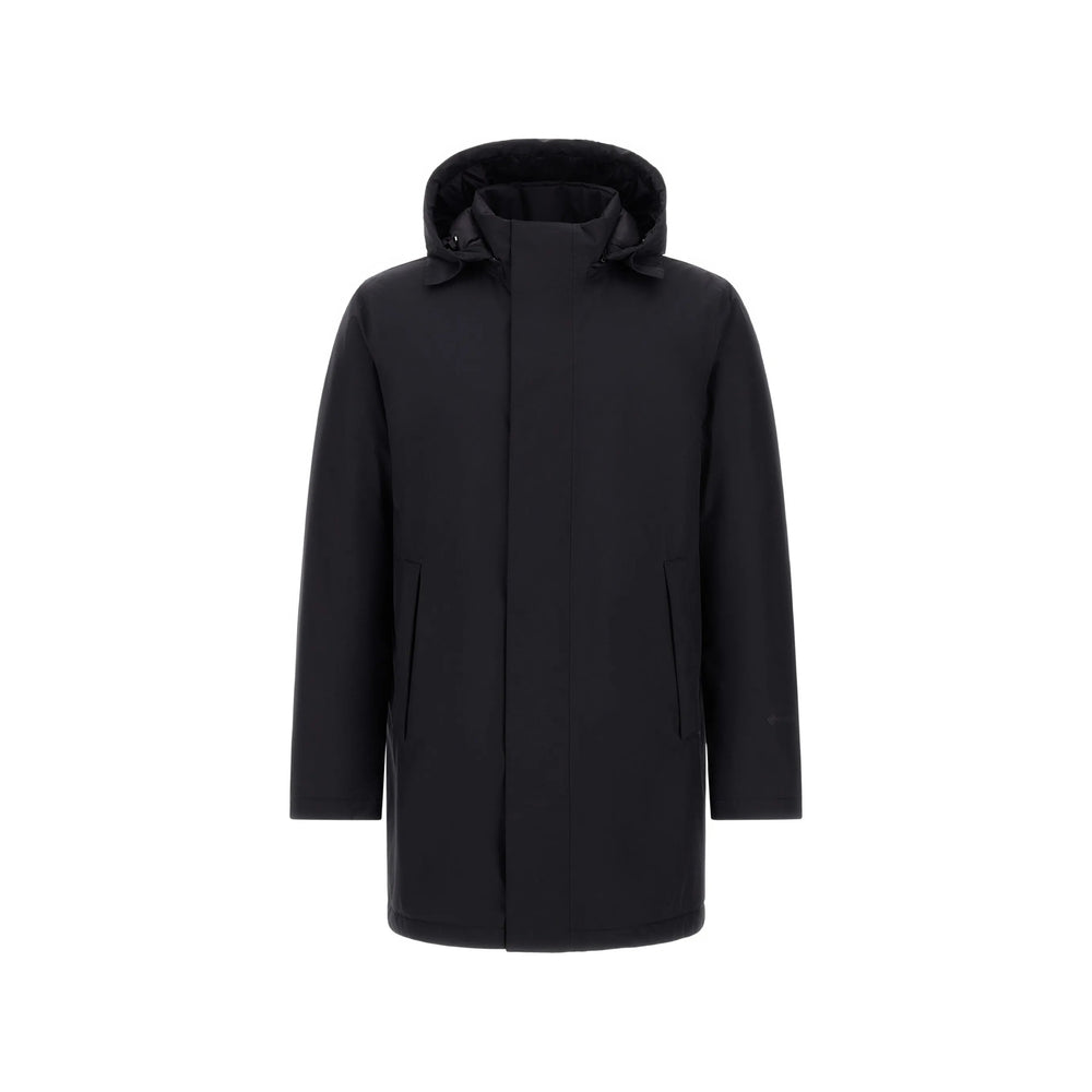 Herno Black Coats - Single Breasted Coats Men HERNO