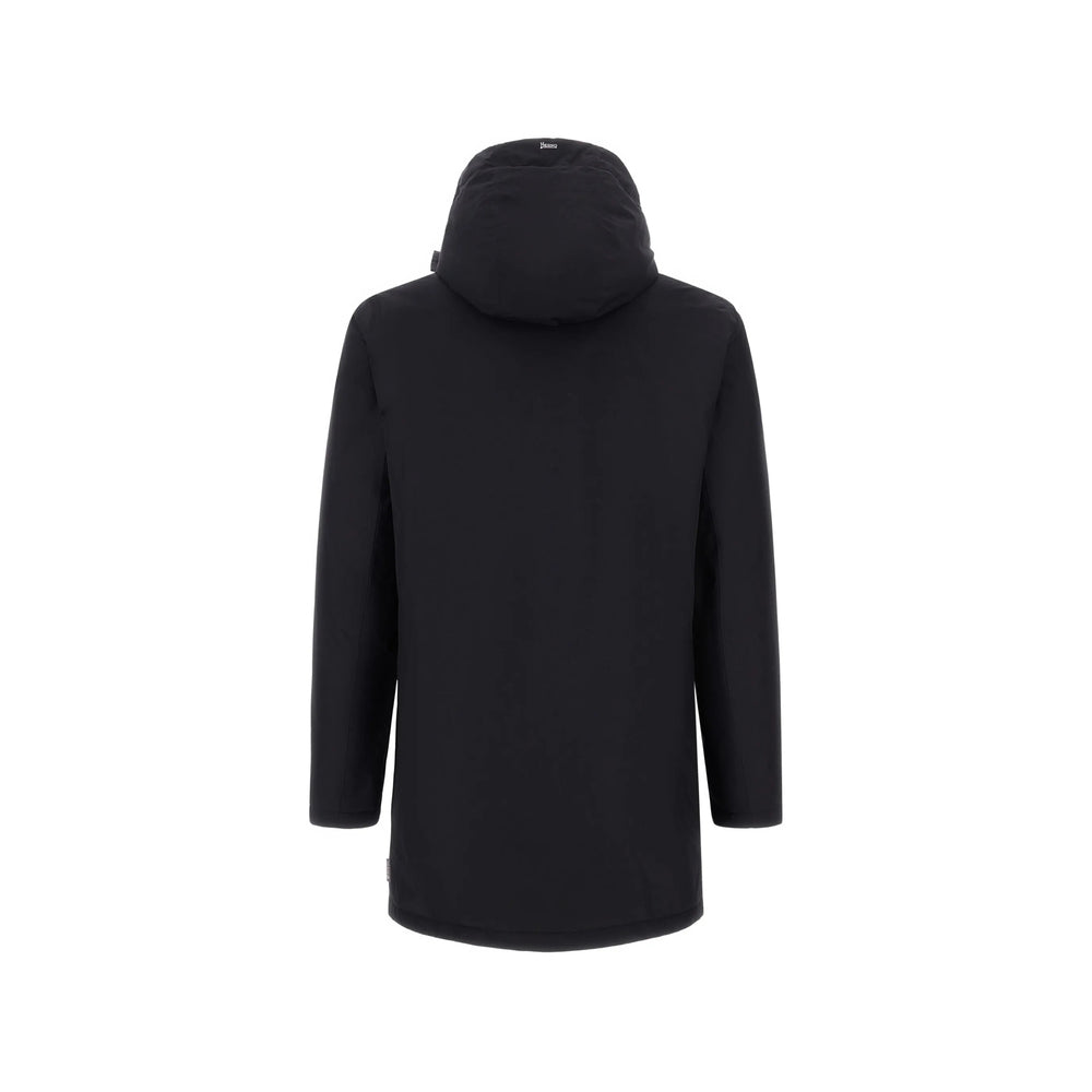 Herno Black Coats - Single Breasted Coats Men HERNO
