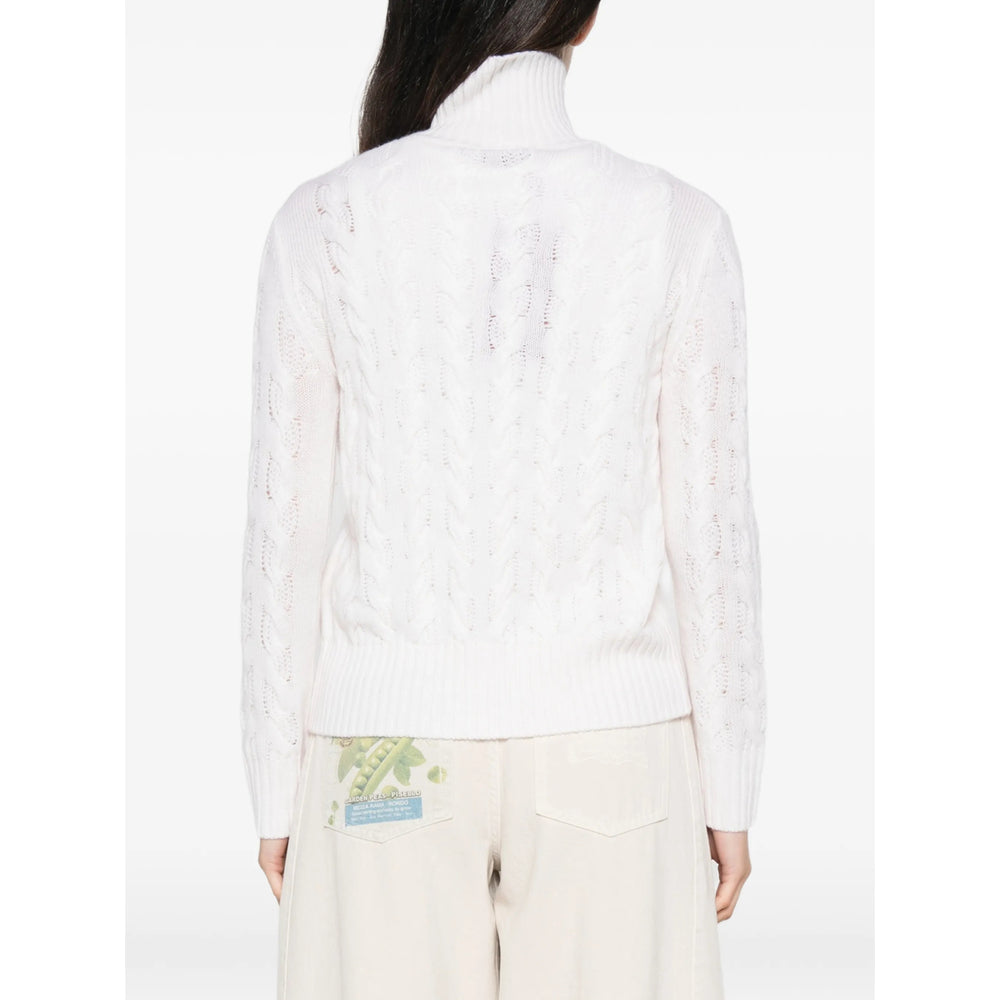 Max Mara Studio White Knitwear - Jumpers Women MAX MARA STUDIO