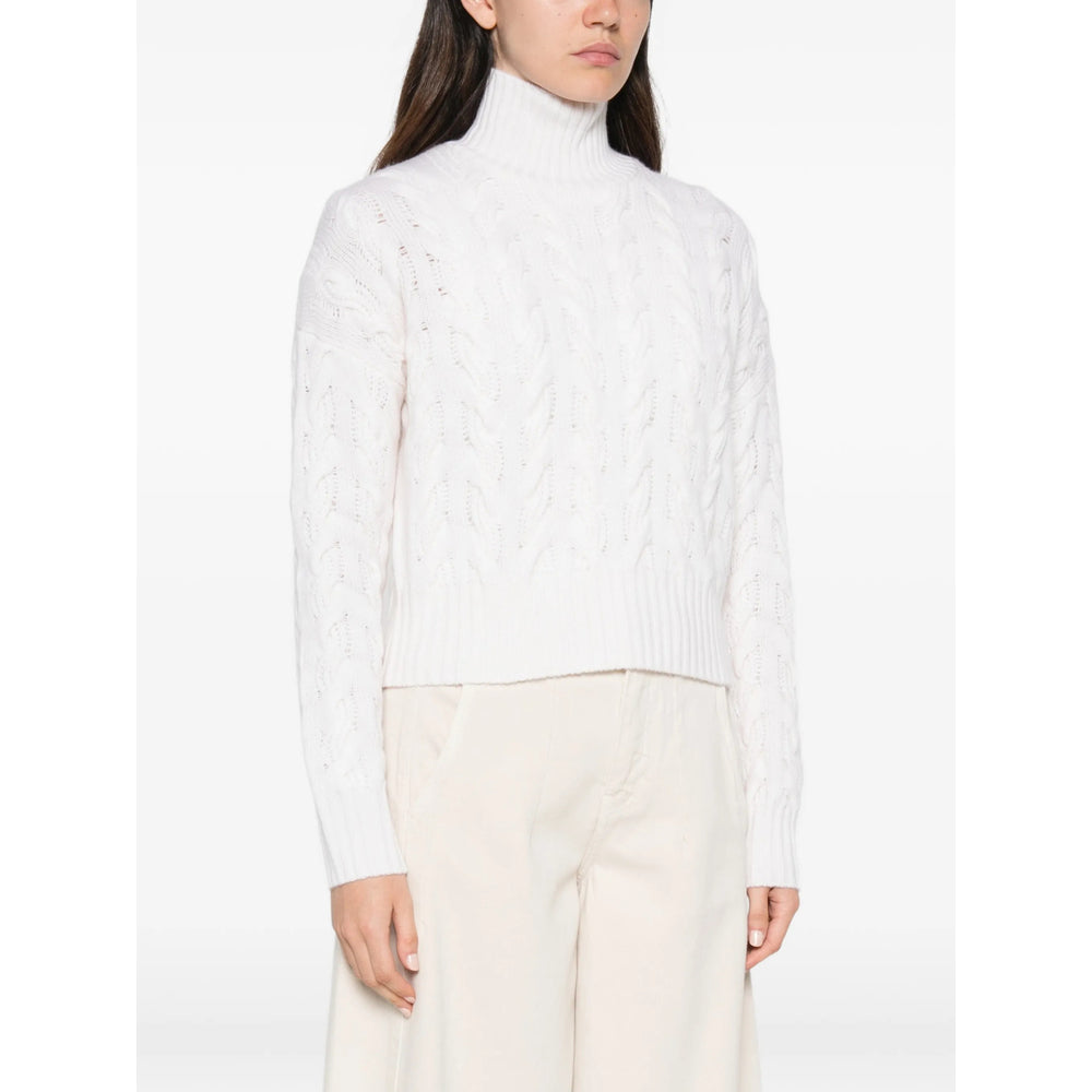 Max Mara Studio White Knitwear - Jumpers Women MAX MARA STUDIO