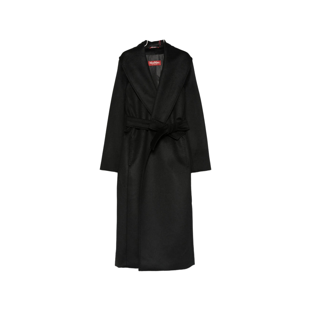 Max Mara Studio Black Coats Women MAX MARA STUDIO
