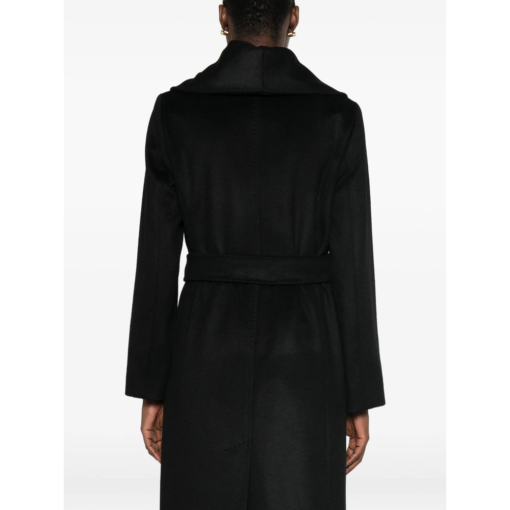 Max Mara Studio Black Coats Women MAX MARA STUDIO