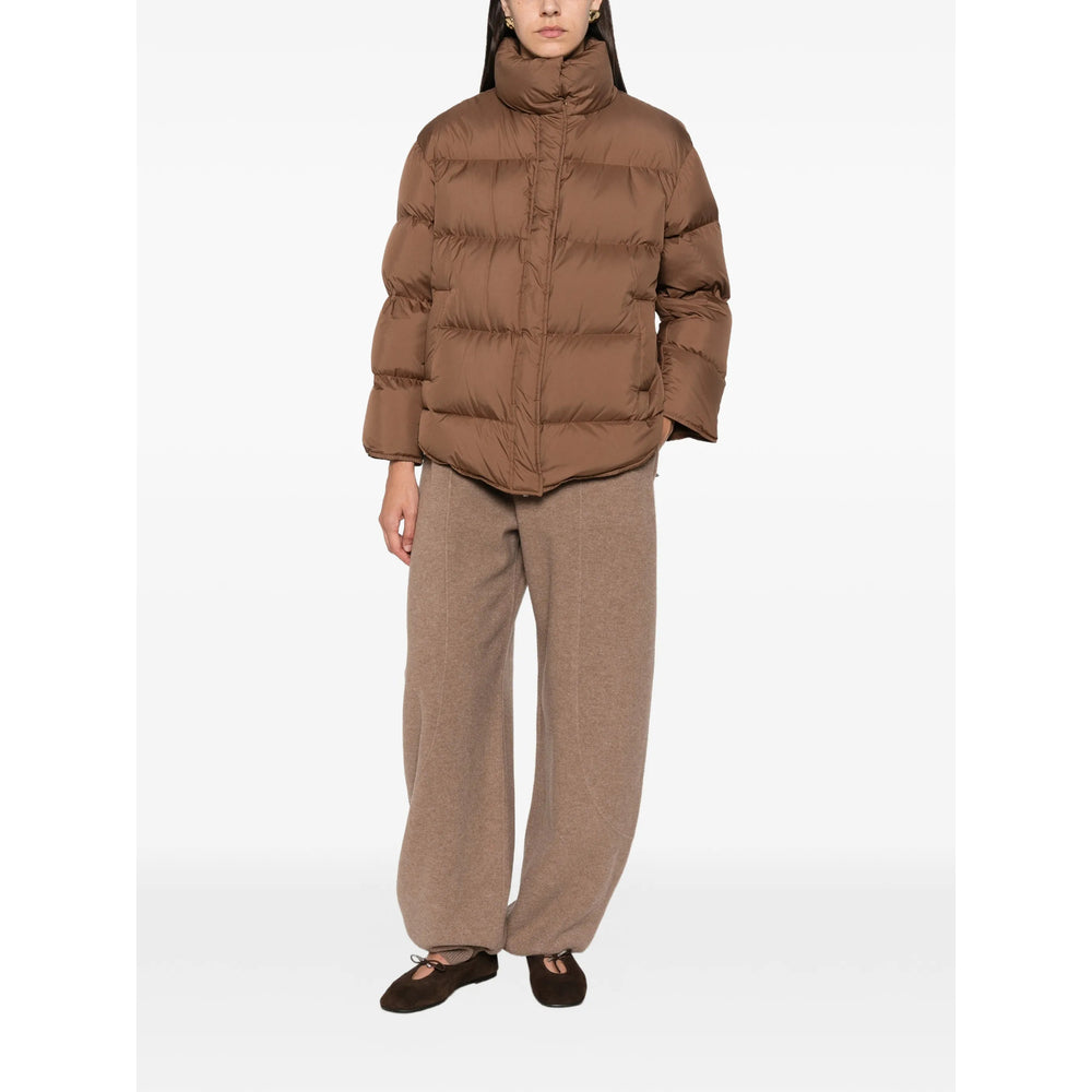 Max Mara Studio Brown Jackets - Puffer Jackets Women MAX MARA STUDIO