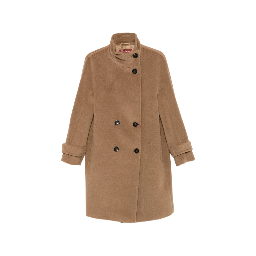Max Mara Studio Neutrals Coats - Double Breasted & Peacoats Women MAX MARA STUDIO