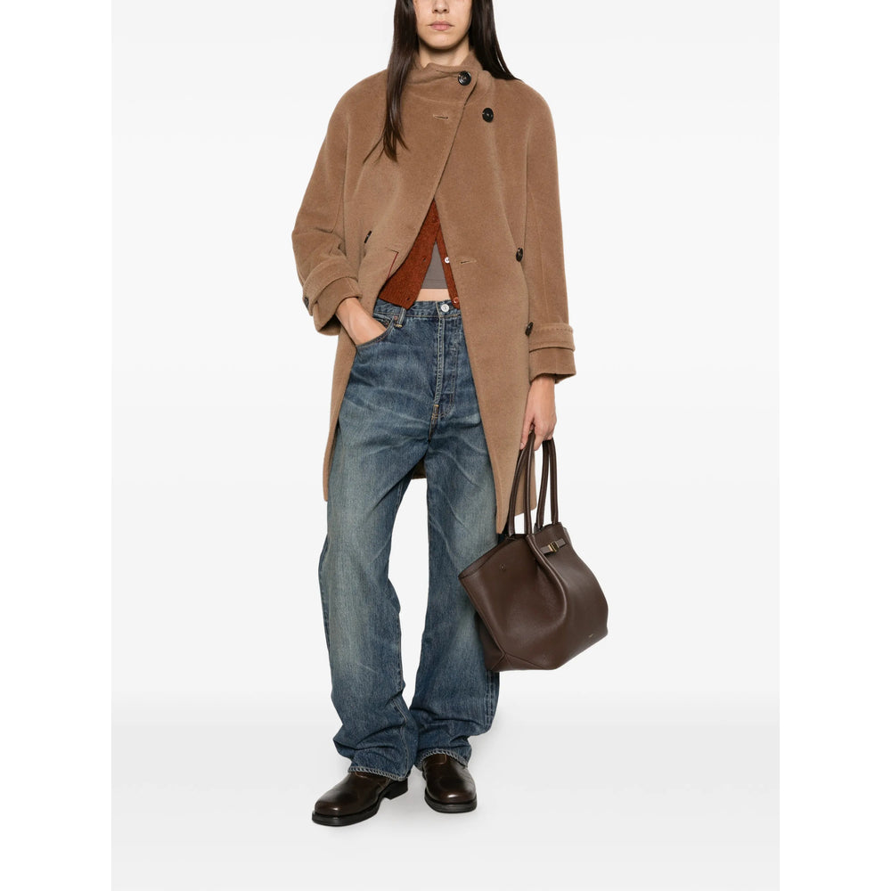 Max Mara Studio Neutrals Coats - Double Breasted & Peacoats Women MAX MARA STUDIO