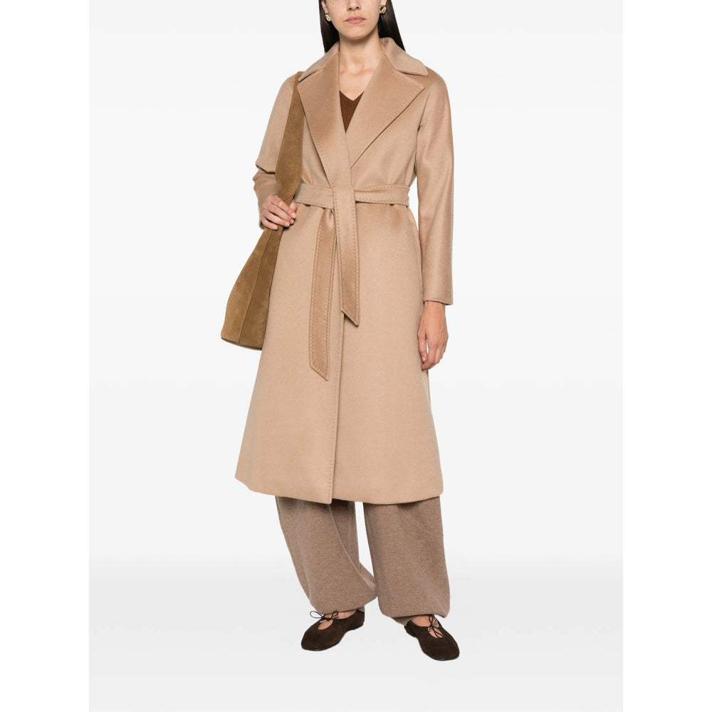 Max Mara Studio Neutrals Coats - Single Breasted Coats Women MAX MARA STUDIO