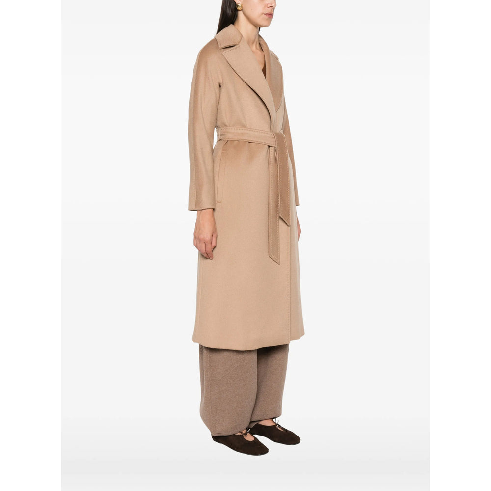 Max Mara Studio Neutrals Coats - Single Breasted Coats Women MAX MARA STUDIO