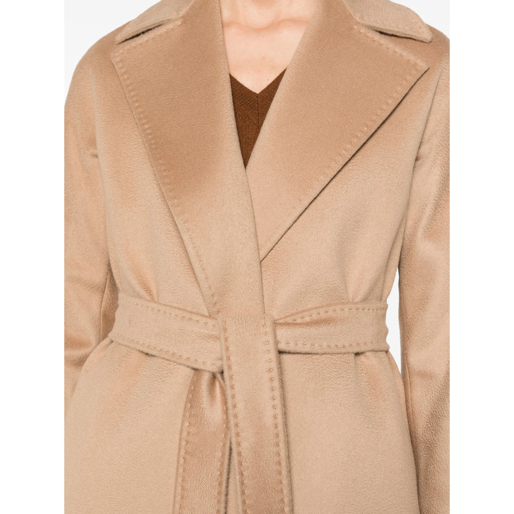 Max Mara Studio Neutrals Coats - Single Breasted Coats Women MAX MARA STUDIO