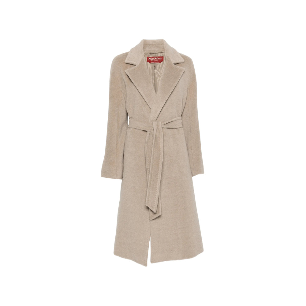 Max Mara Studio Neutrals Coats - Single Breasted Coats Women MAX MARA STUDIO