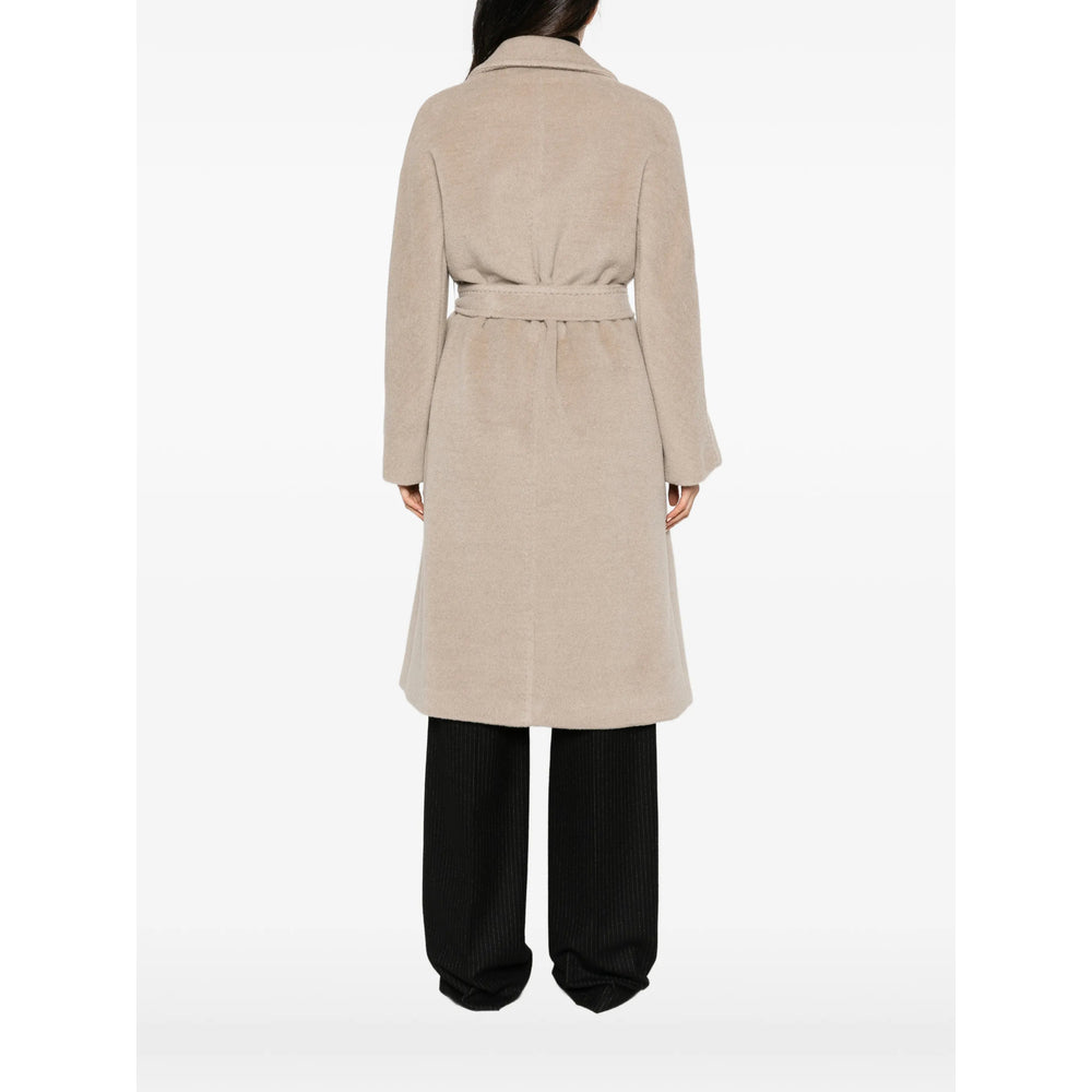 Max Mara Studio Neutrals Coats - Single Breasted Coats Women MAX MARA STUDIO