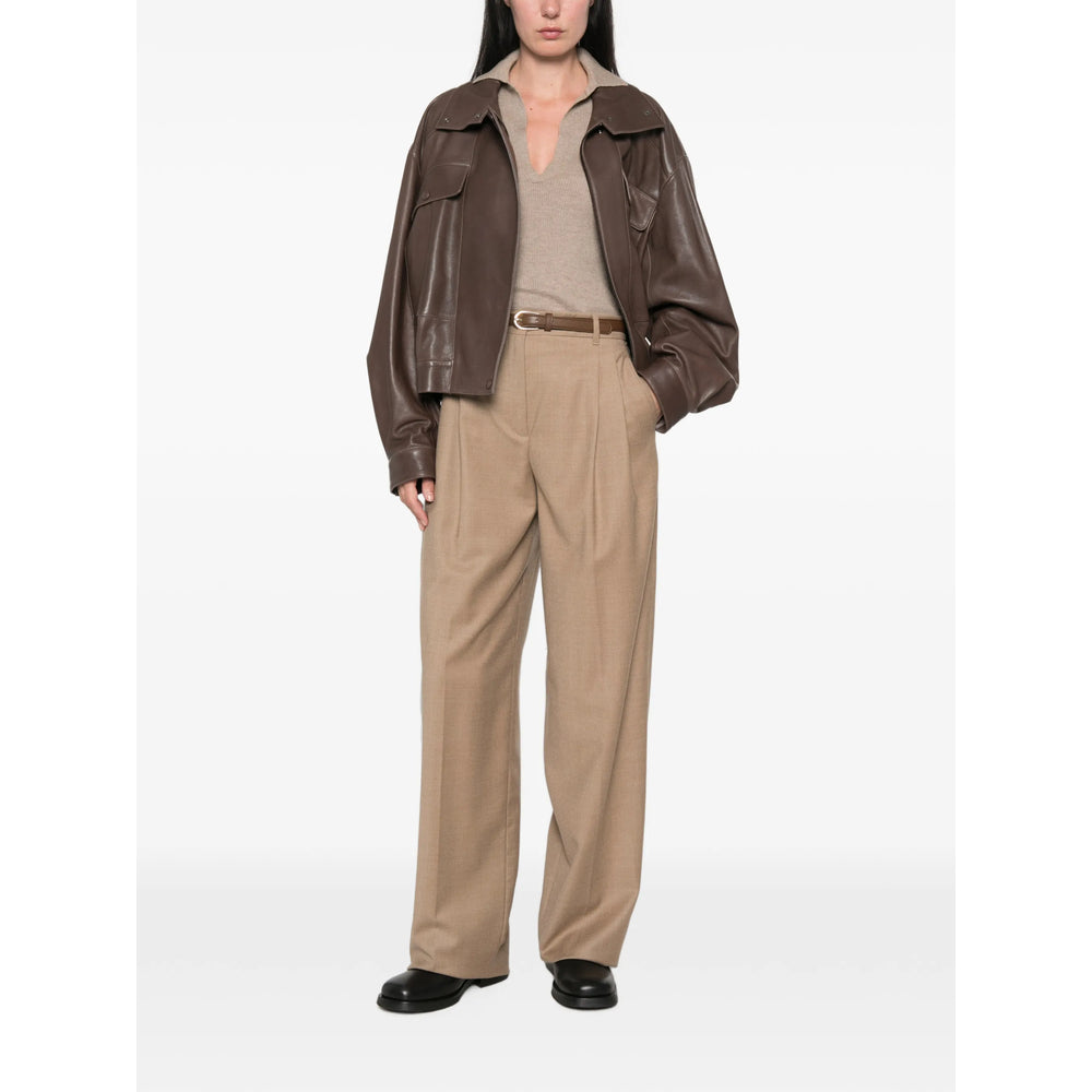 Max Mara Studio Neutrals Trousers - Palazzo Pants Women MAX MARA STUDIO