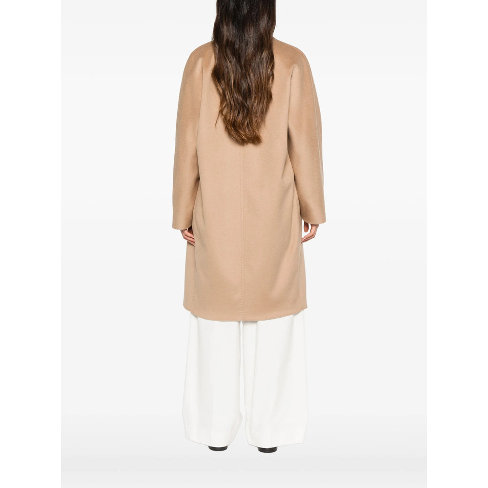 Max Mara Studio Neutrals Coats - Double Breasted & Peacoats Women MAX MARA STUDIO