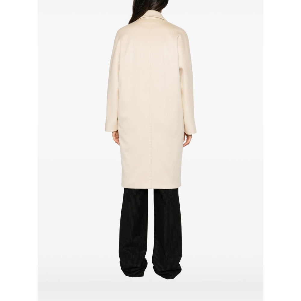 Max Mara Studio Neutrals Coats - Double Breasted & Peacoats Women MAX MARA STUDIO