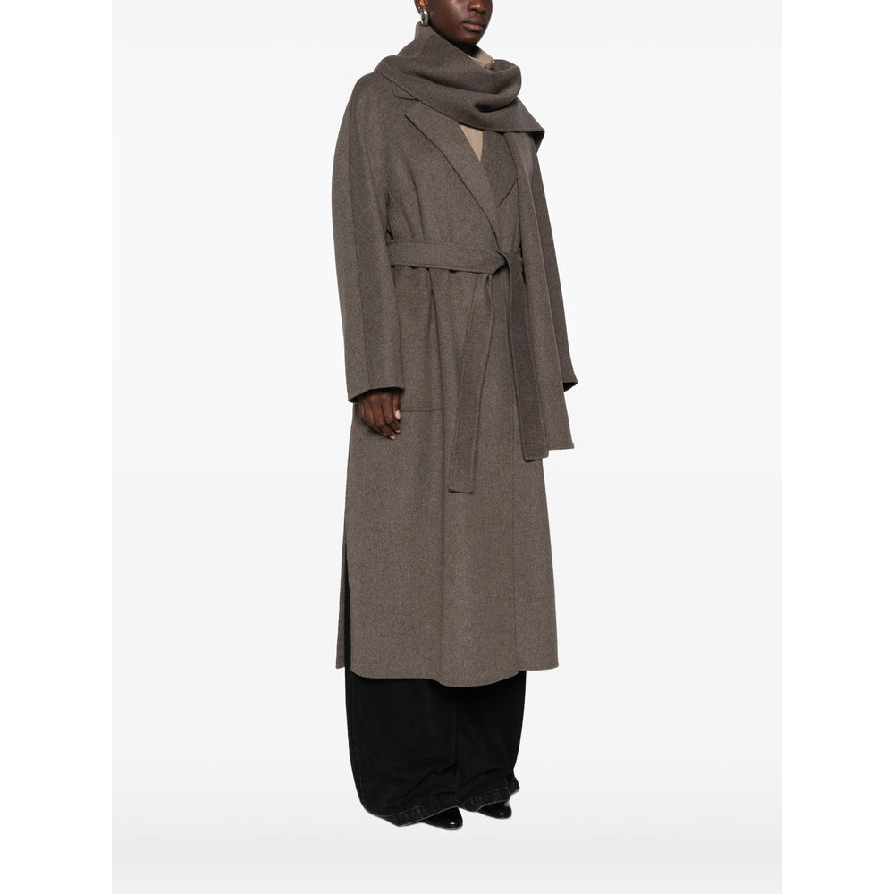 'S Max Mara Brown Coats - Single Breasted Coats Women S MAX MARA