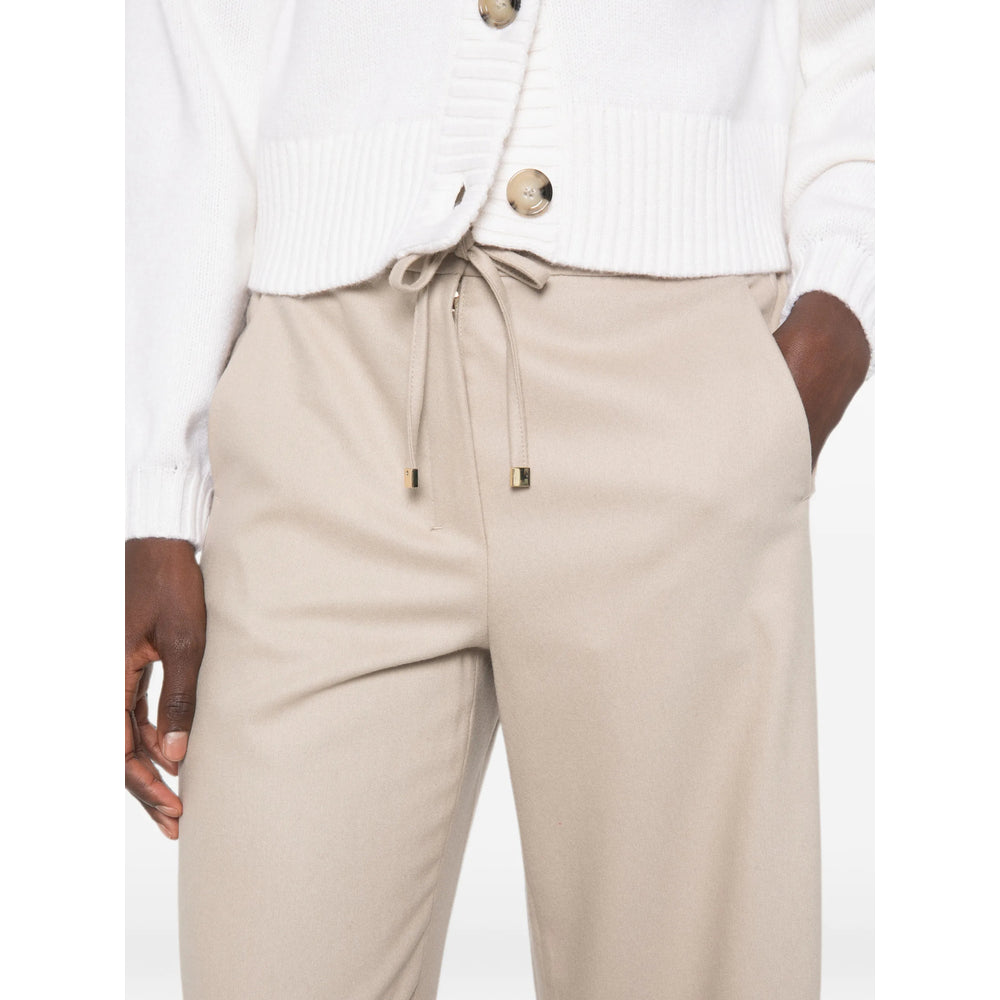 'S Max Mara Neutrals Trousers - Straight Trousers Women