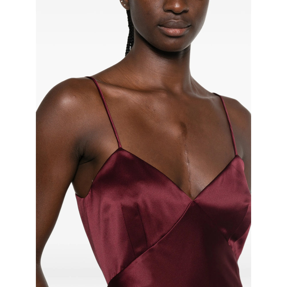 Max Mara Pianoforte Red Dresses - Evening Dresses Women MAX MARA