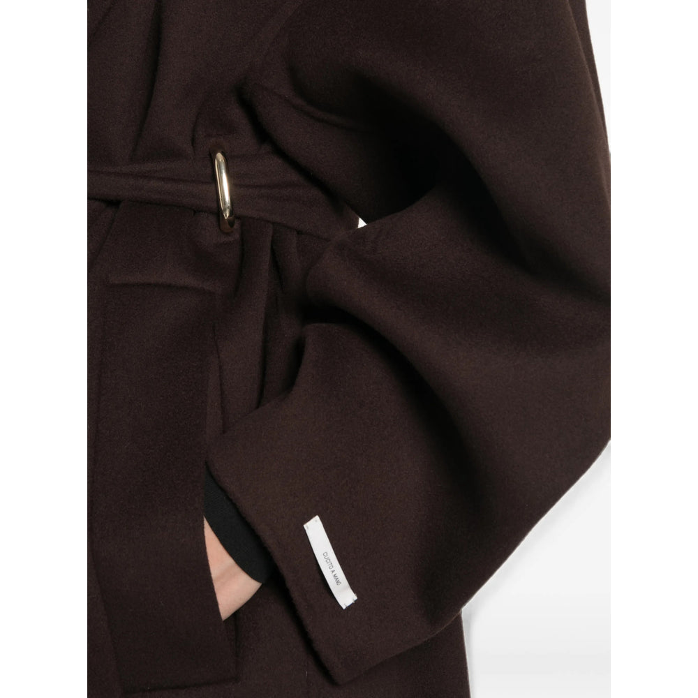 Sportmax Brown Coats - Oversized Coats Women SPORTMAX