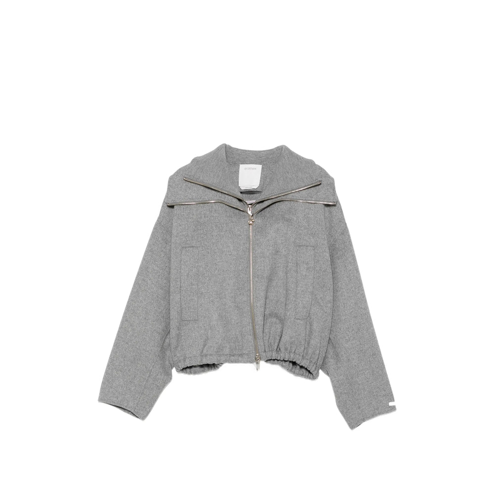 Sportmax Grey Jackets - Oversized Jackets Women SPORTMAX