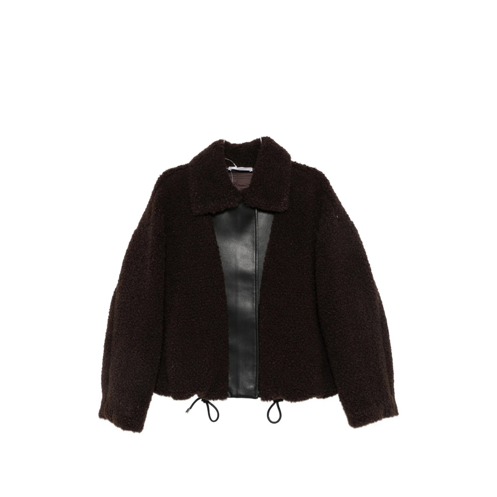 Sportmax Brown Jackets - Faux Fur & Shearling Jackets Women