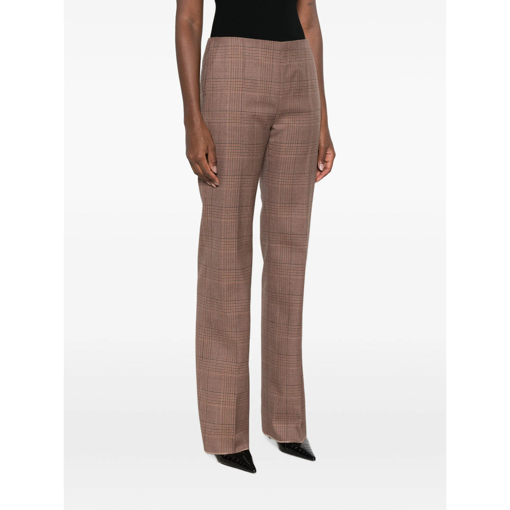 Max Mara Brown Trousers - Straight Trousers Women MAX MARA