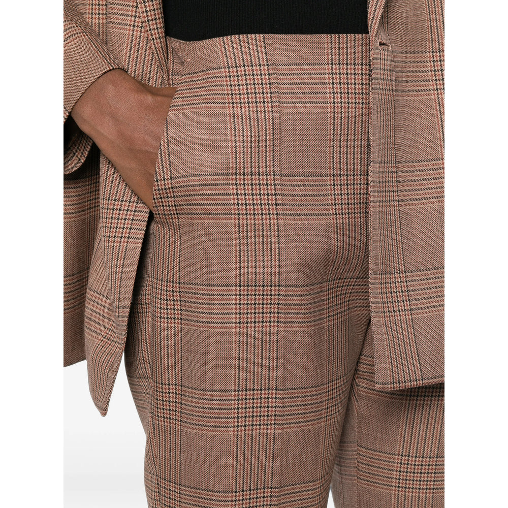 Max Mara Brown Trousers - Straight Trousers Women MAX MARA