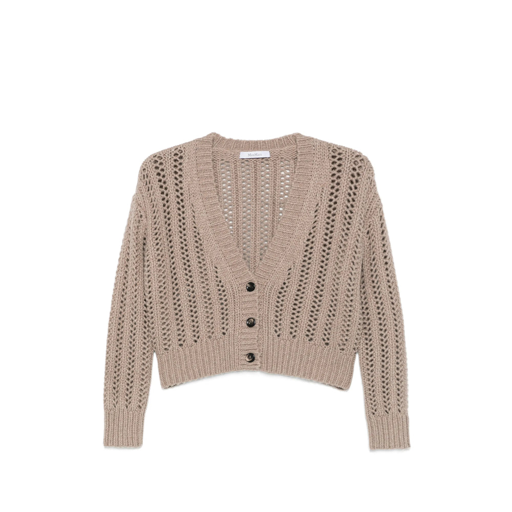 Max Mara Brown Knitwear - Cardigans Women MAX MARA