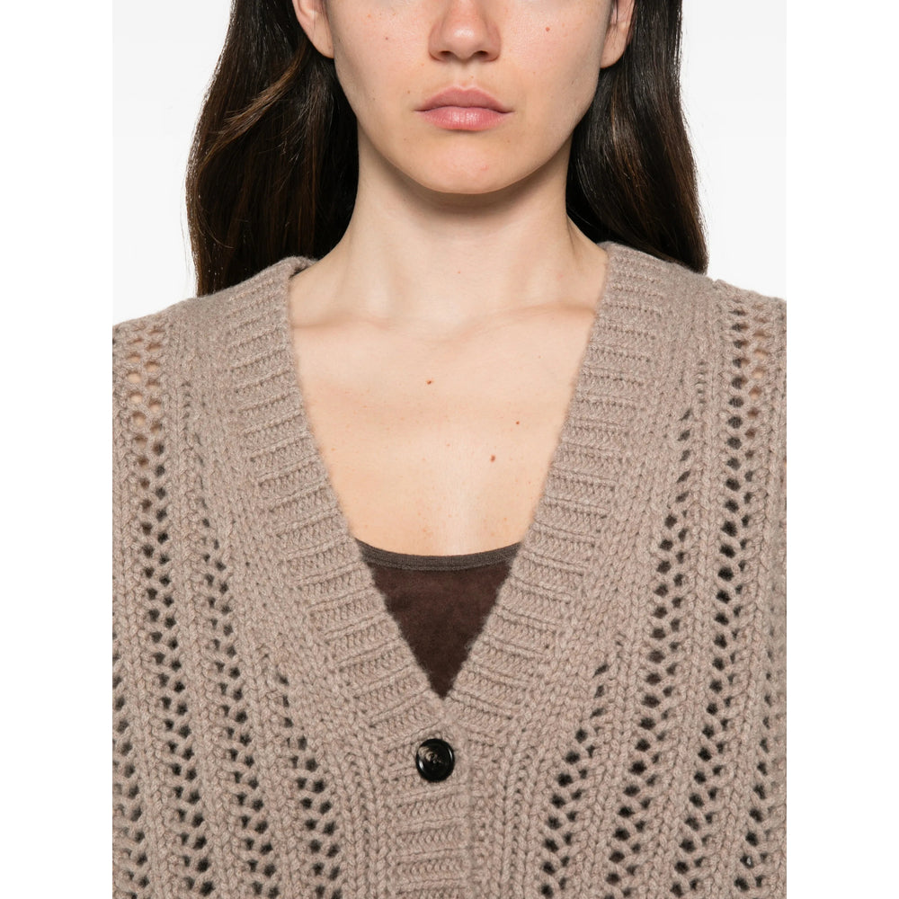 Max Mara Brown Knitwear - Cardigans Women MAX MARA
