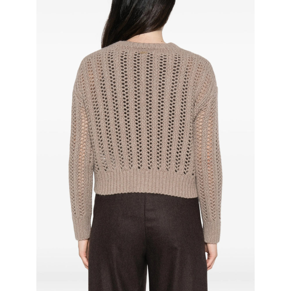 Max Mara Brown Knitwear - Cardigans Women MAX MARA