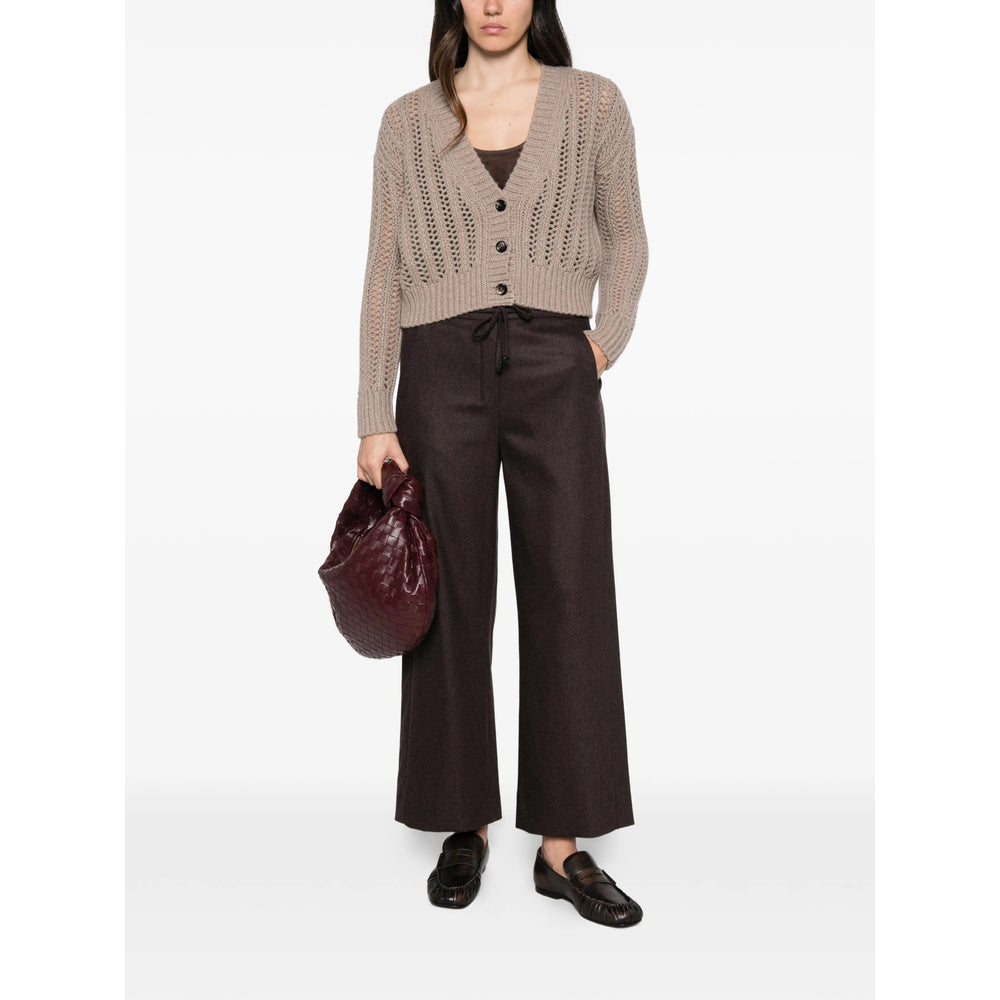 Max Mara Brown Knitwear - Cardigans Women MAX MARA