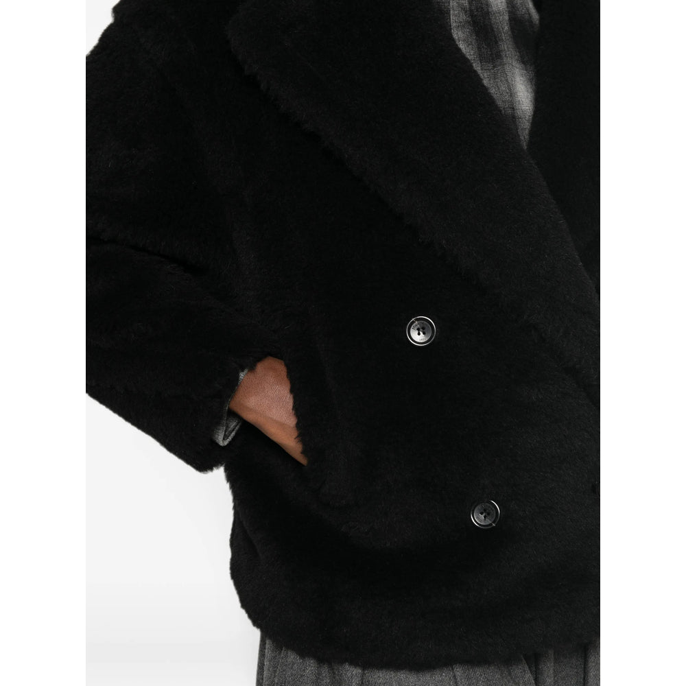 Max Mara Black Jackets - Faux Fur & Shearling Jackets Women