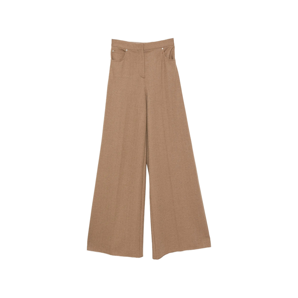 Max Mara Brown Trousers - Palazzo Pants Women MAX MARA