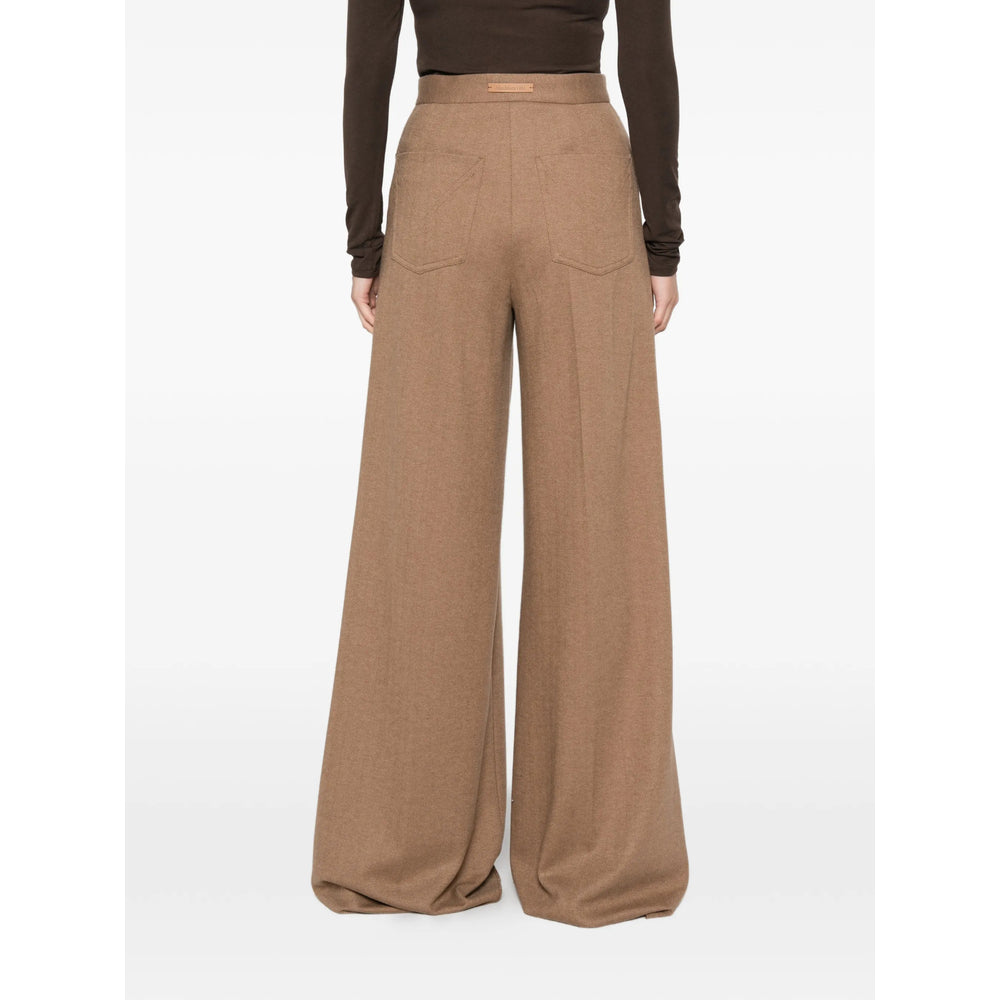 Max Mara Brown Trousers - Palazzo Pants Women MAX MARA