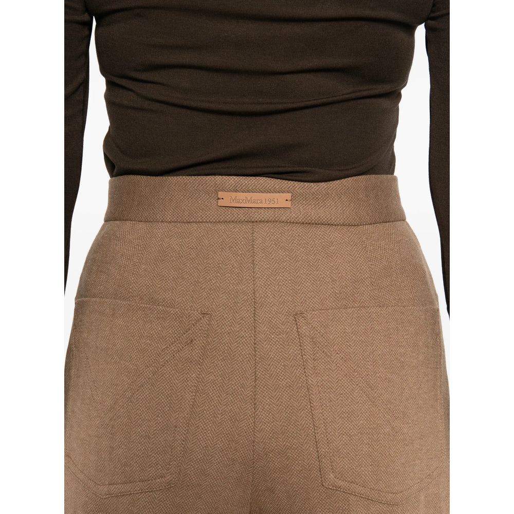 Max Mara Brown Trousers - Palazzo Pants Women MAX MARA