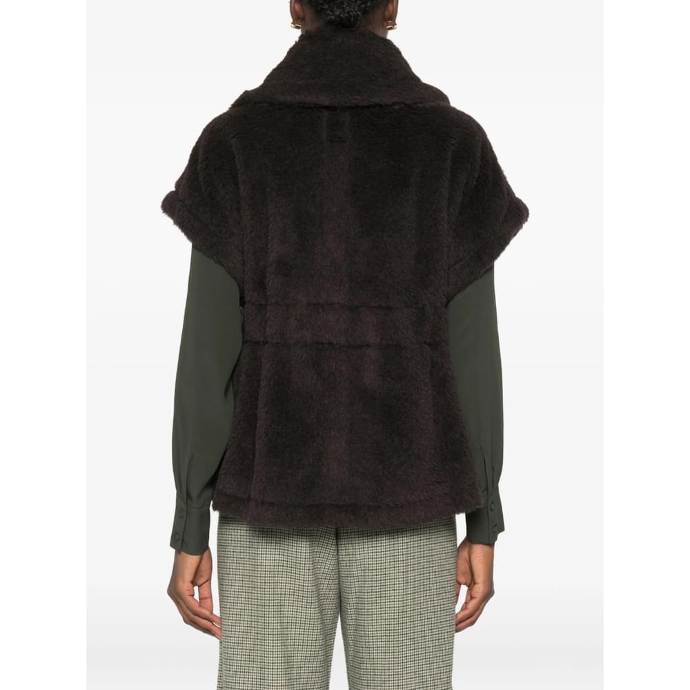 Max Mara Brown Jackets - Faux Fur & Shearling Jackets Women MAX MARA