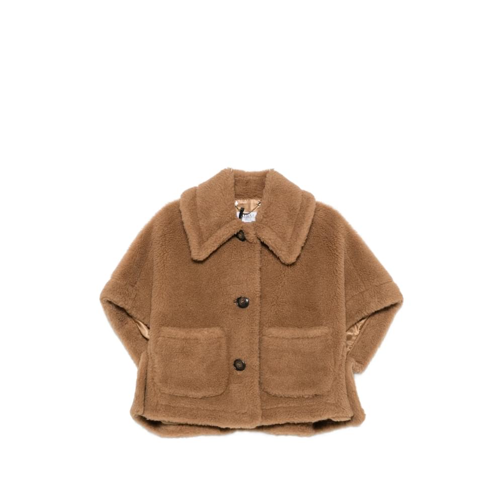 Max Mara Neutrals Jackets - Capes & Ponchos Women MAX MARA