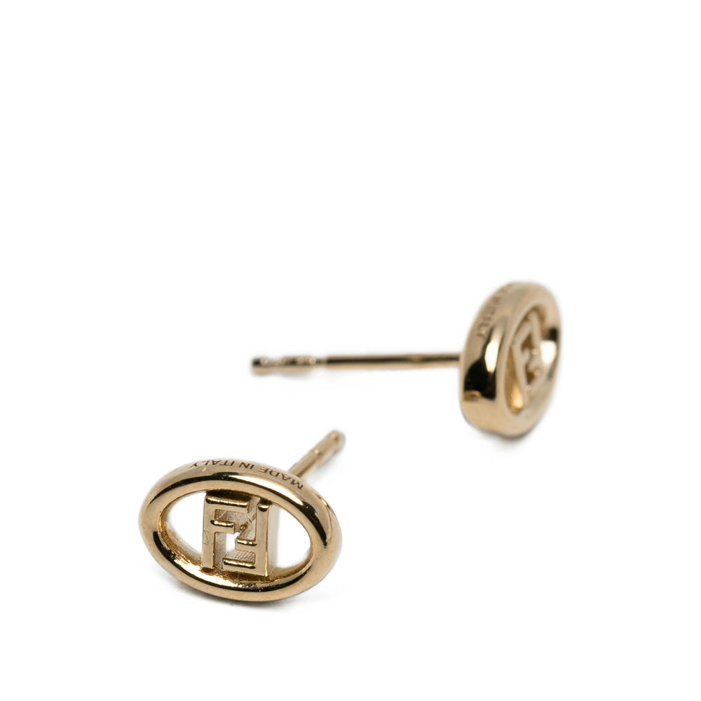Fendi Gold Earrings Women FENDI