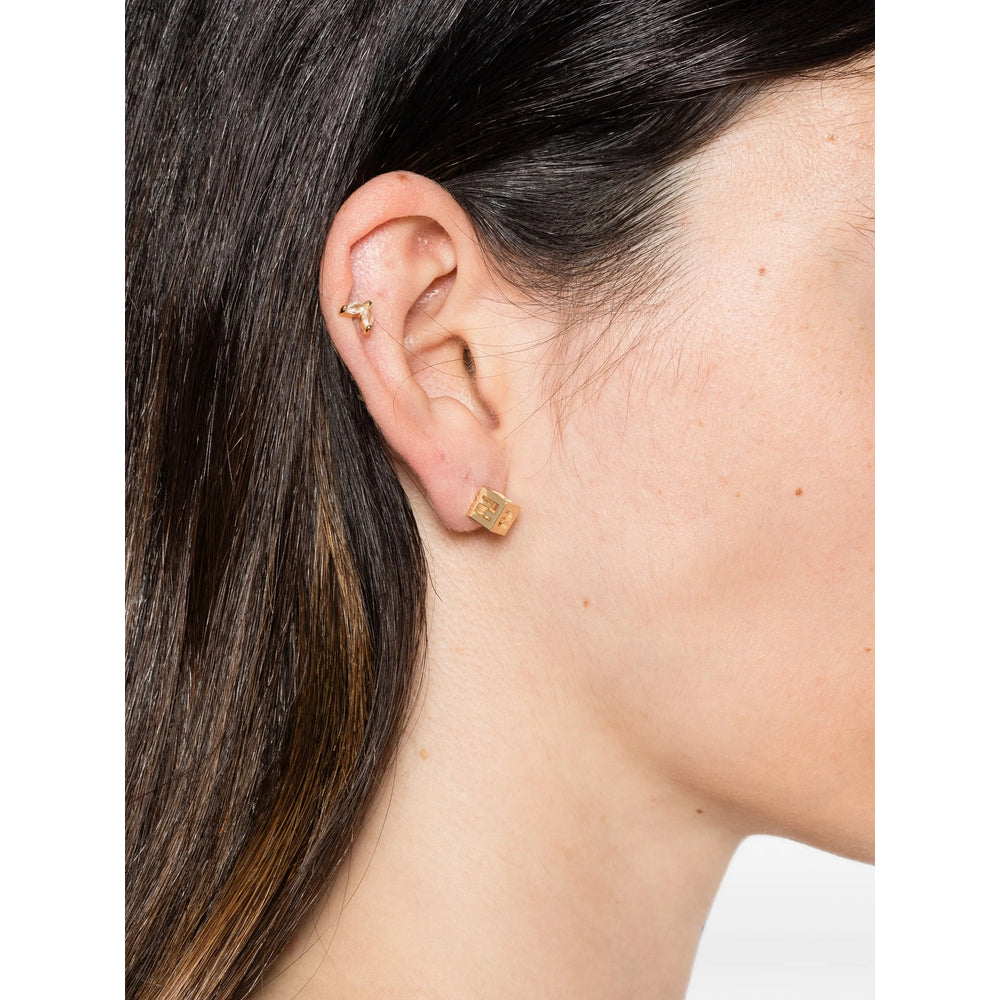 Fendi Gold Earrings Women FENDI