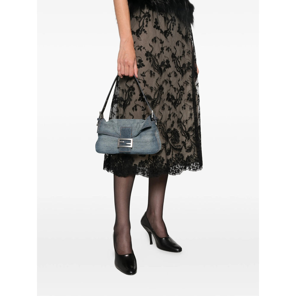 Fendi Blue Shoulder Bags Women FENDI
