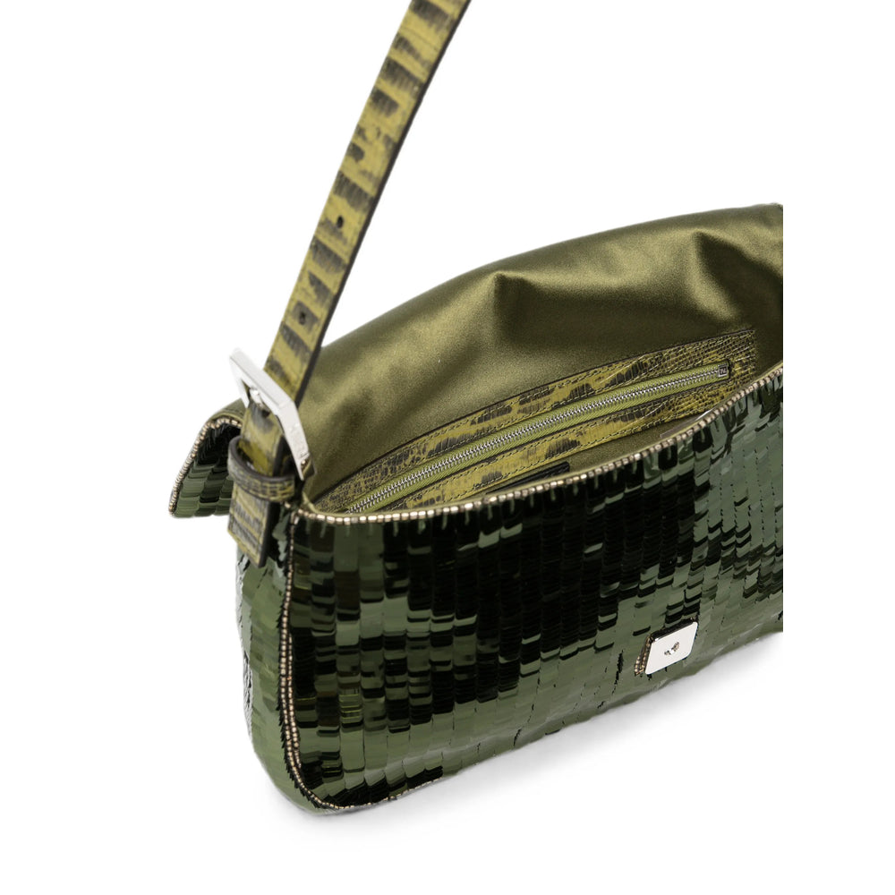 Fendi Green Shoulder Bags Women FENDI