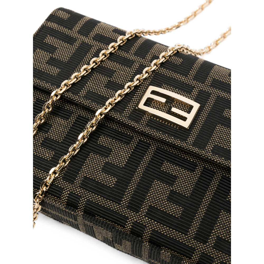 Fendi Brown Clutch Bags Men FENDI