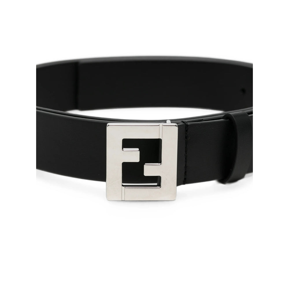 Fendi Black Belts Men FENDI