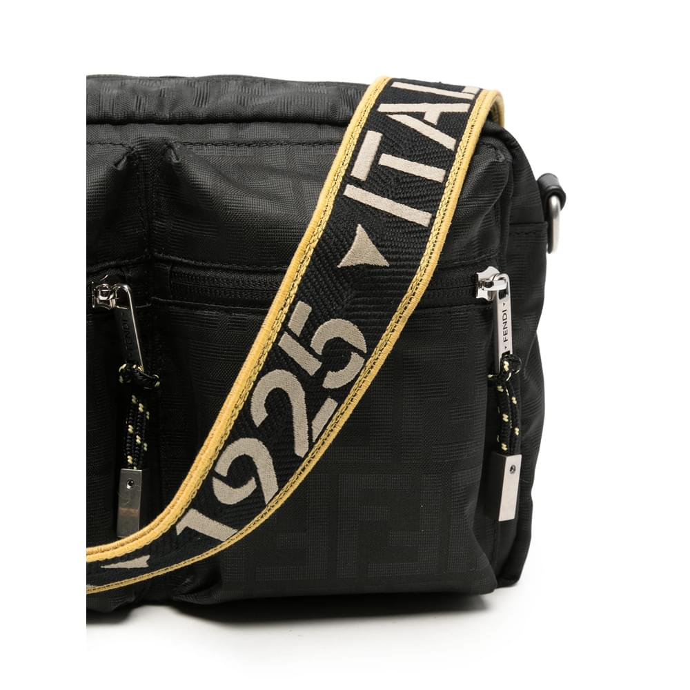 Fendi Black Shoulder Bags Men FENDI