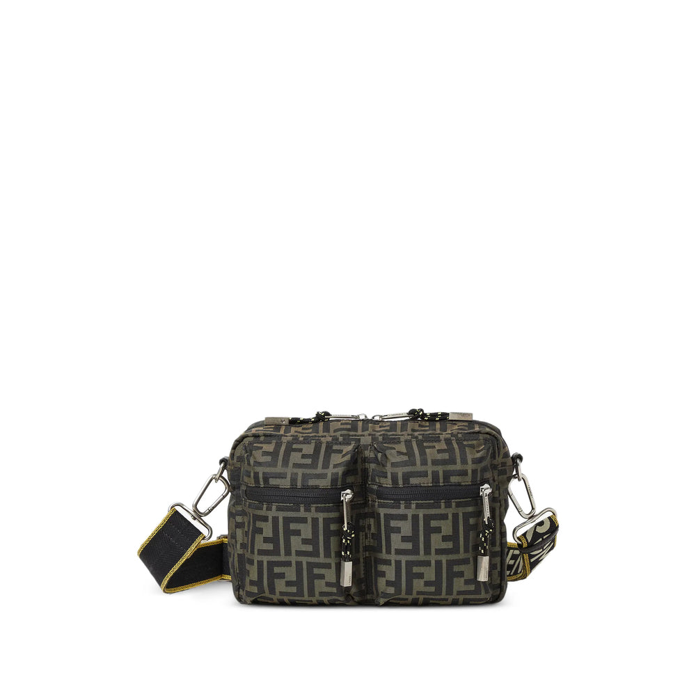 Fendi Brown Shoulder Bags Men FENDI