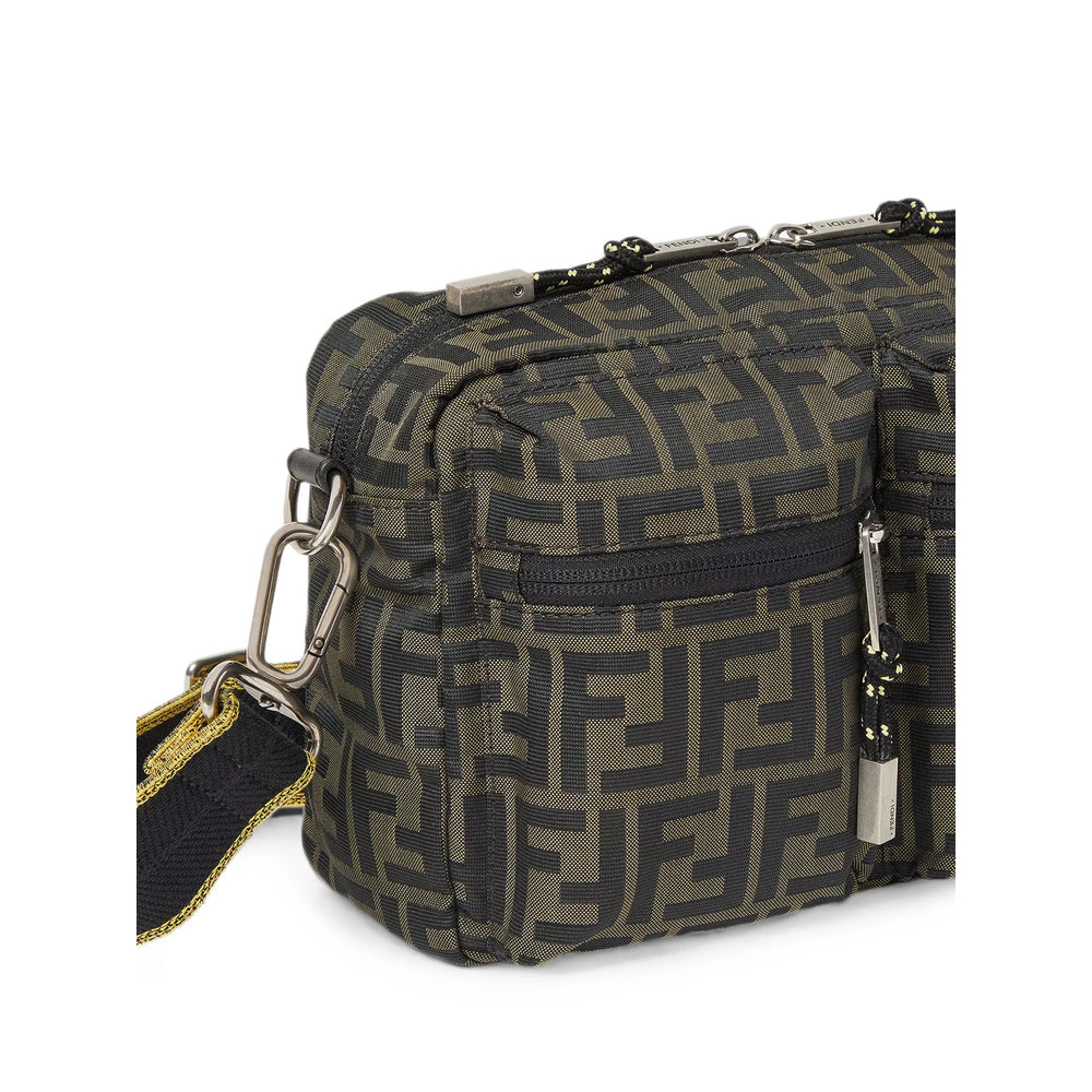 Fendi Brown Shoulder Bags Men FENDI