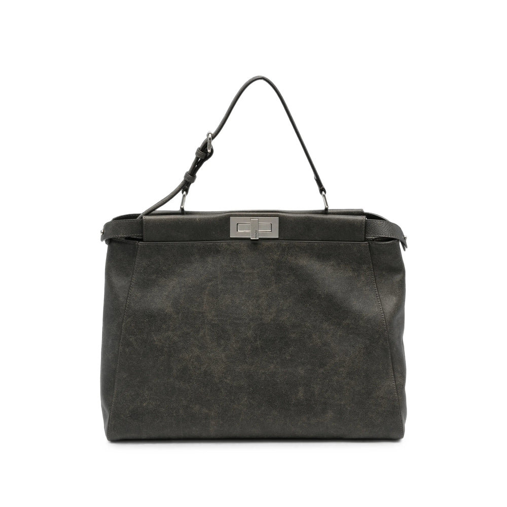 Fendi Grey Shoulder Bags Men FENDI