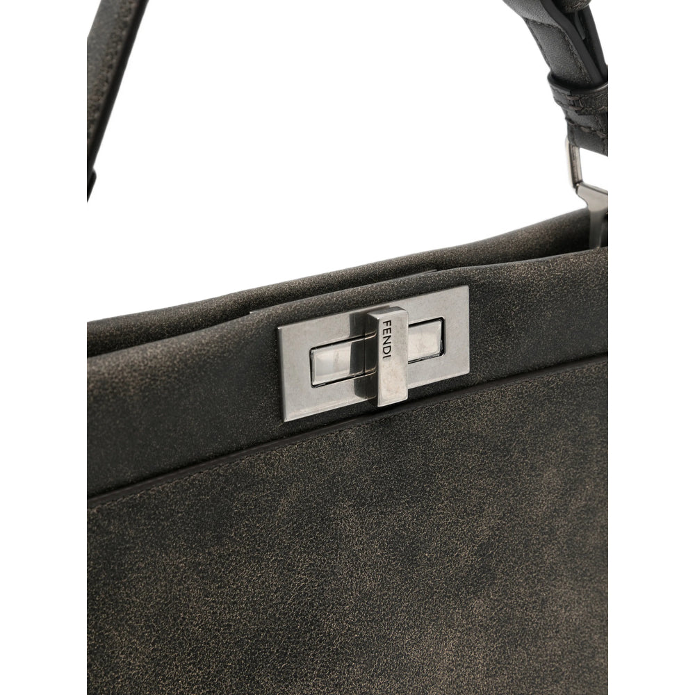 Fendi Grey Shoulder Bags Men FENDI