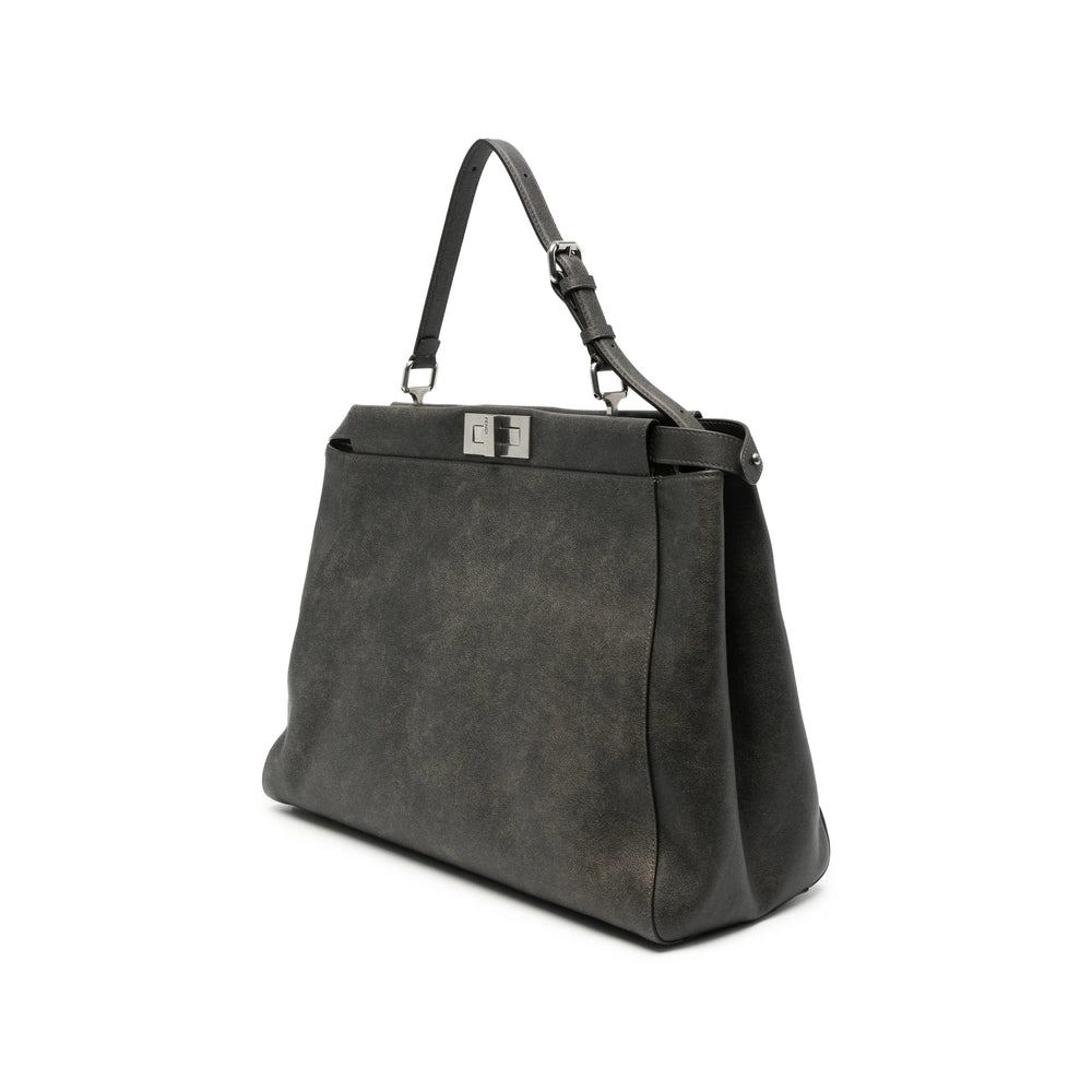Fendi Grey Shoulder Bags Men FENDI