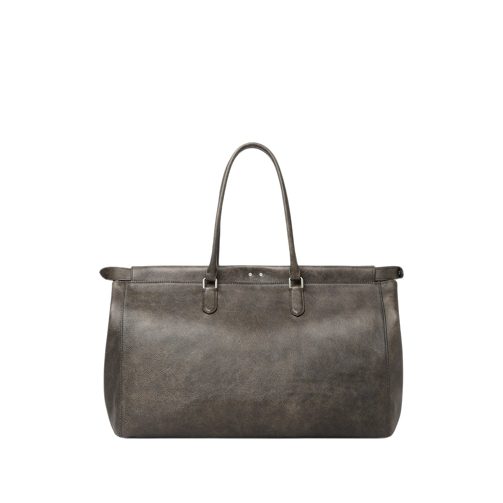 Fendi Grey Tote Bags Men FENDI